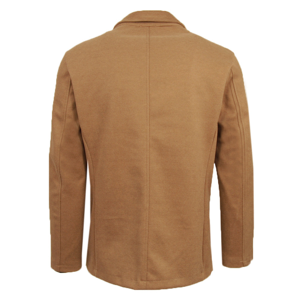 Light Brown Knit Blazer / Jacket⎪ Trani ⎪ Circus Red