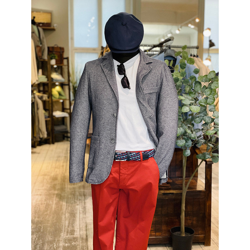 Light brown knit blazer ⎪ Trani ⎪ Circus Red