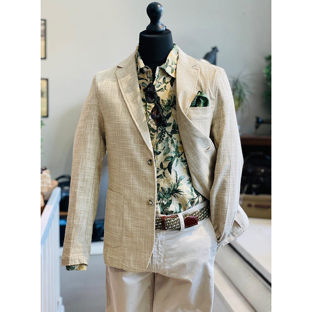Hellbrauner Strickblazer ⎪ Trani ⎪ Circus Red