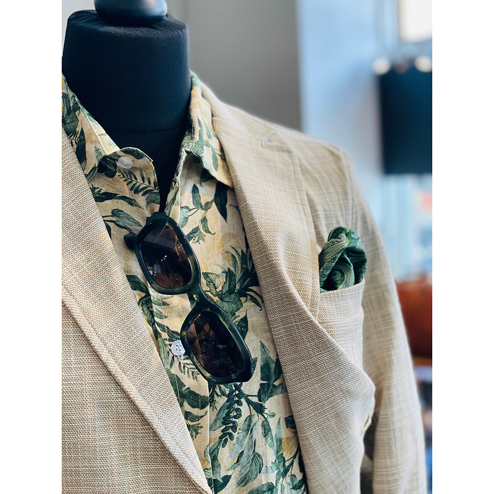 Hellbrauner Strickblazer ⎪ Trani ⎪ Circus Red