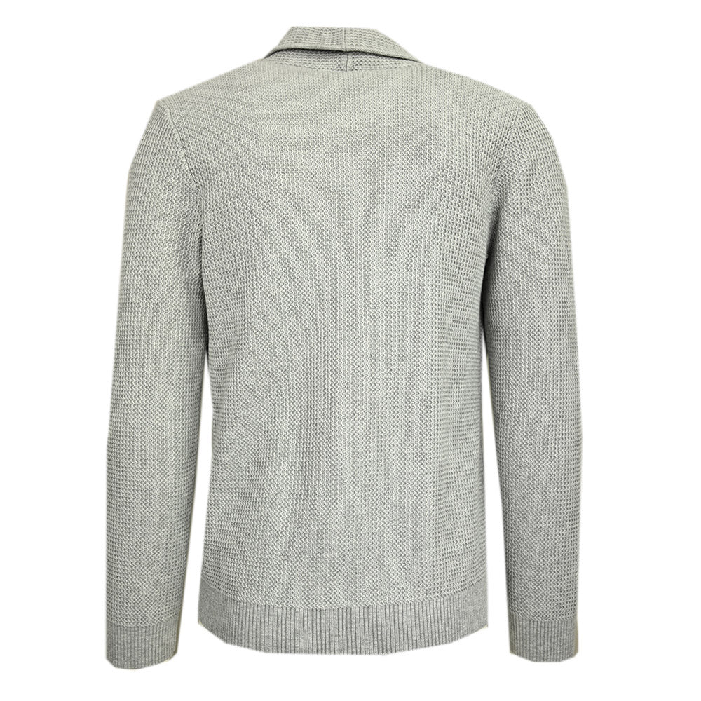 Vaaleanharmaa neuletakki napeilla⎪ Amalfi ⎪ Circus Red