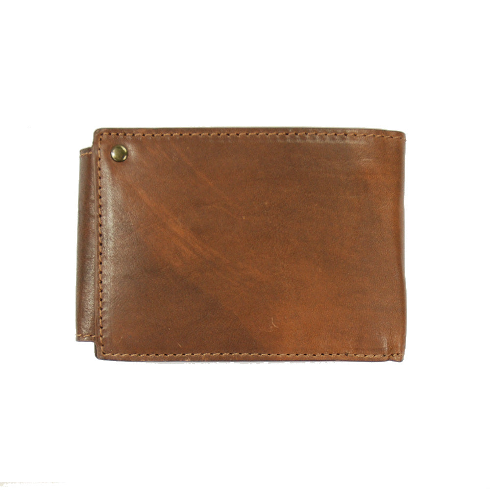 Ruskea nahkainen lompakko ⎪ Old Tuscany⎪ Chiarugi