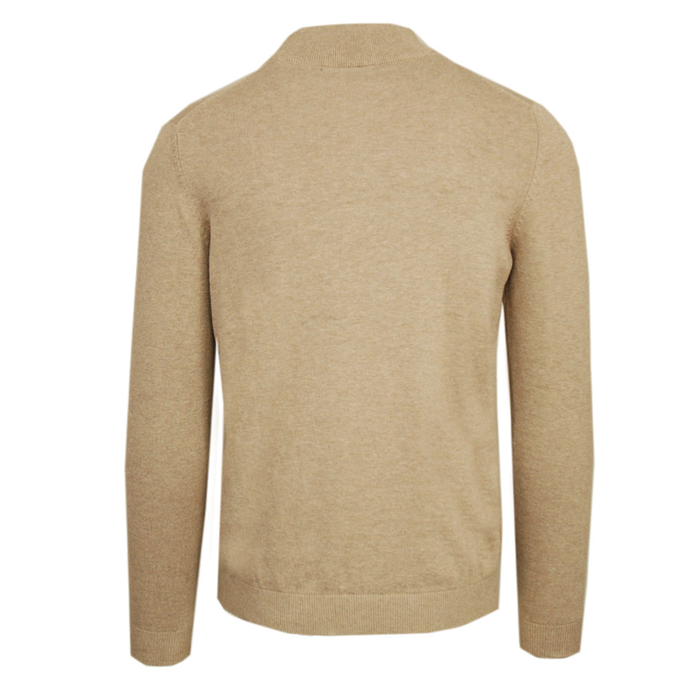 Beige cardigan with zipper ⎪ Mateo ⎪C. Mikelo