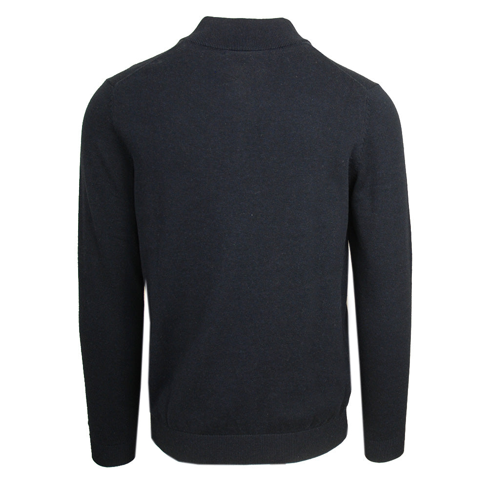 Blauer Baumwollpullover mit Reißverschluss ⎪ Martin ⎪C. Mikelo