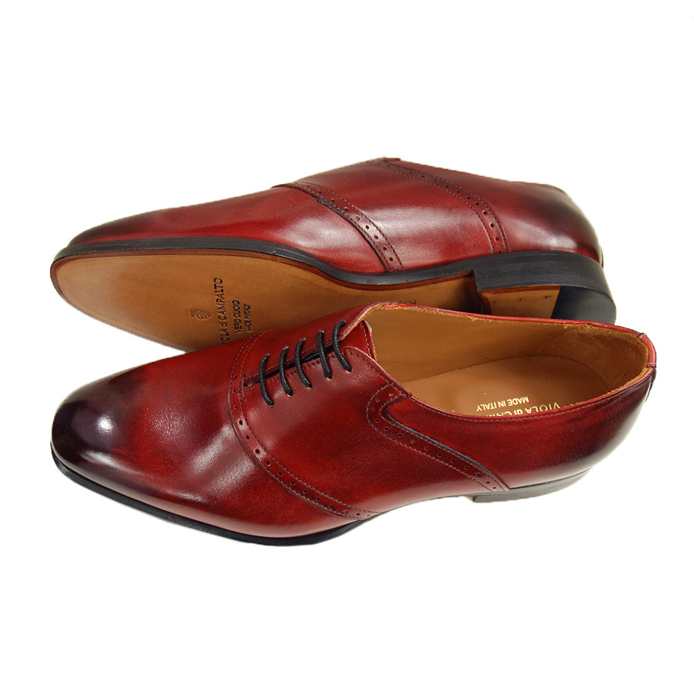 Light Brown / Yellow Leather Shoe ⎪ Crocco ⎪ Cerruti Sergio