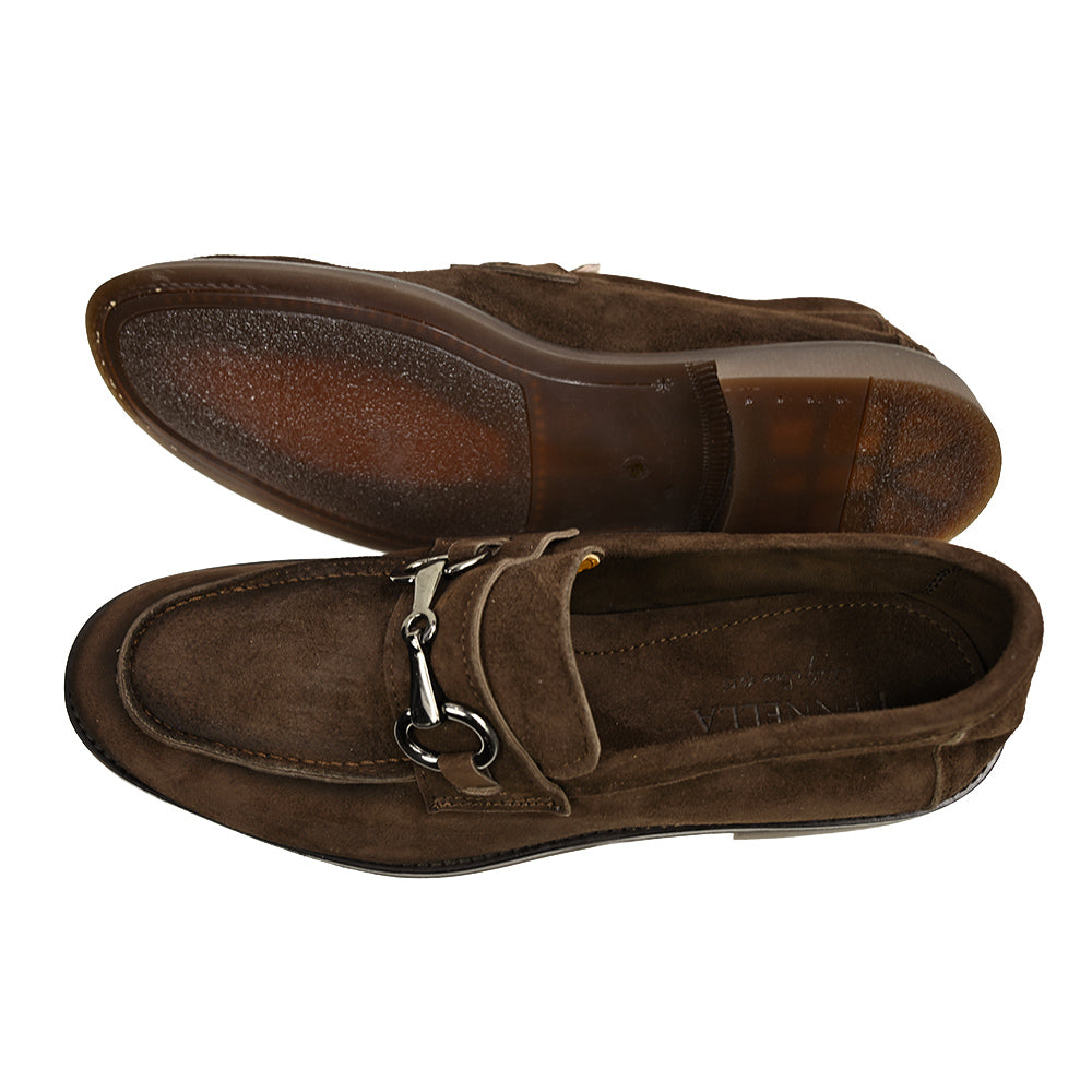 Tummanruskeat mokkanahkaiset loaferit ⎪ Bucle Cassino ⎪ Rennella