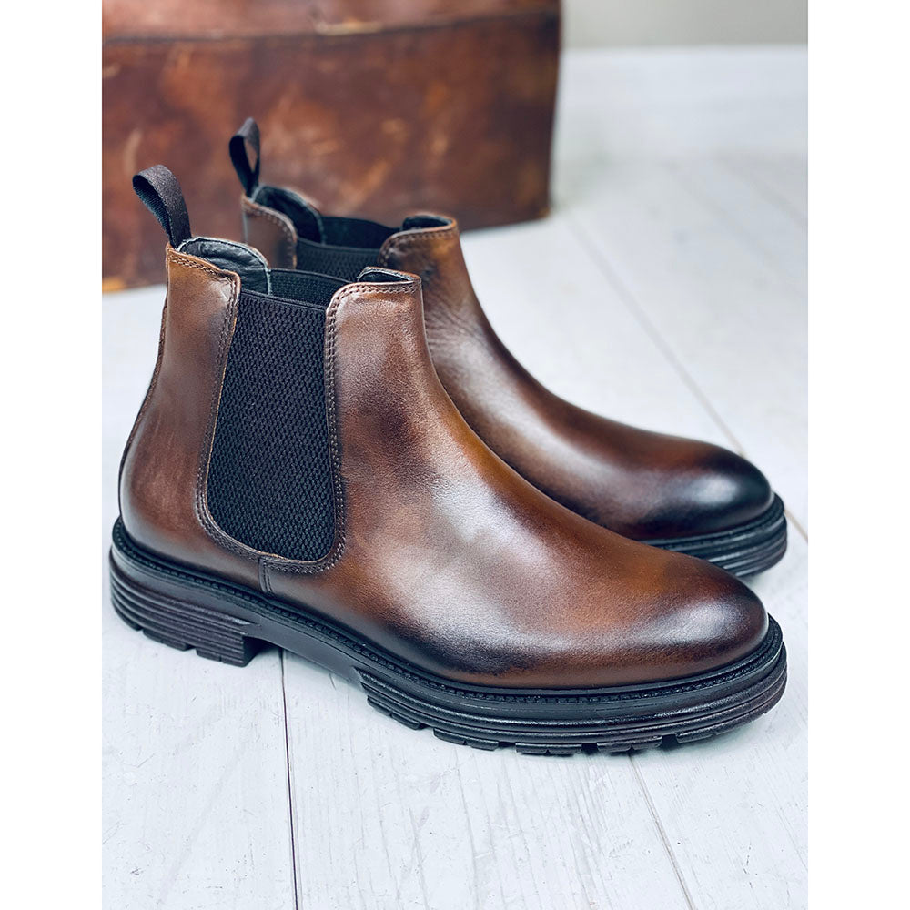Brun känga ⎪ Chelsea Boot⎪ Rennella
