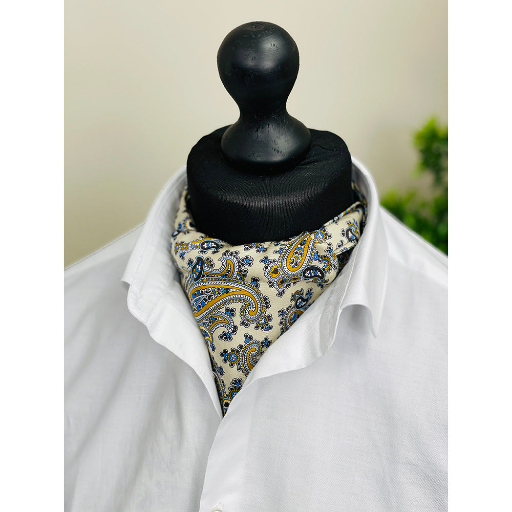 Ascot-Schal in Champagnerfarbe ⎪Giorgio Redaelli