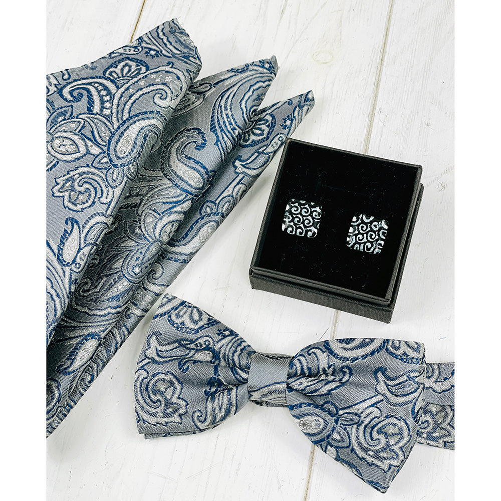 Graue Paisley-Fliege⎪ Giorgio Redaelli