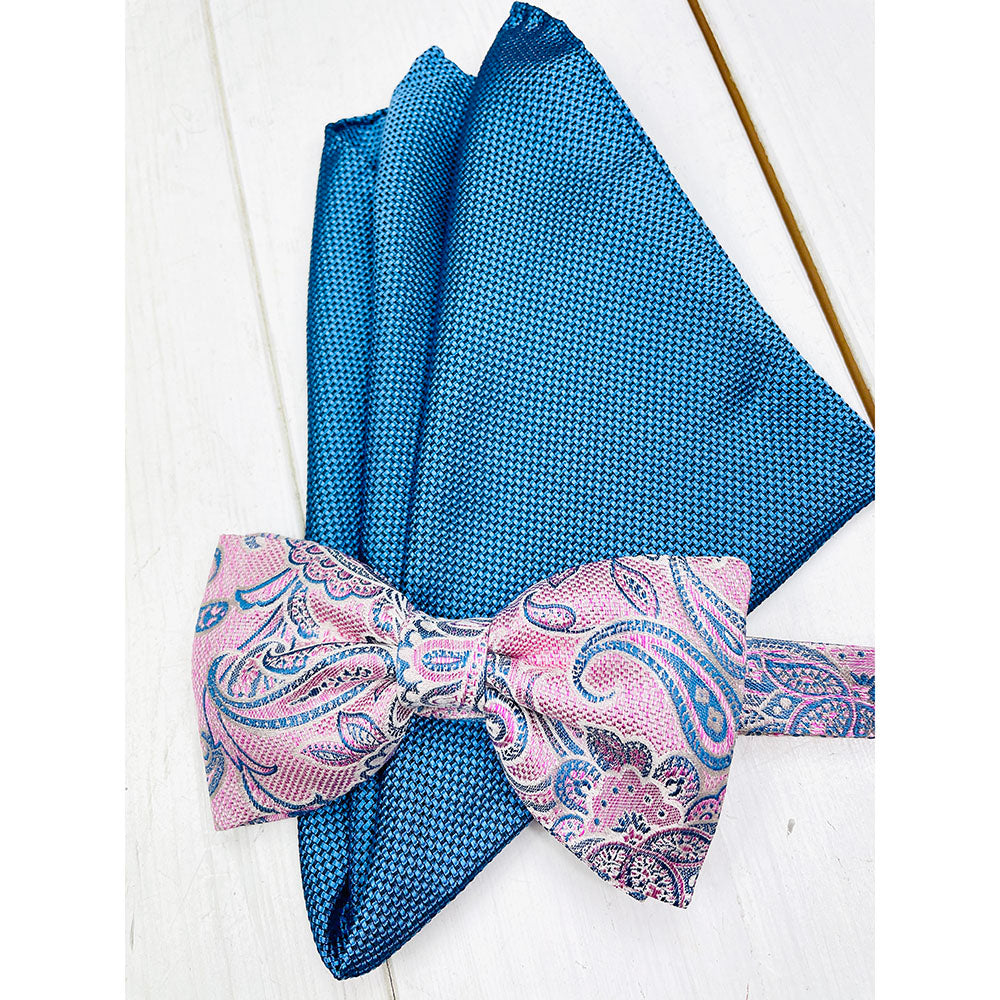 Pink paisley bow tie⎪ Giorgio Redaelli