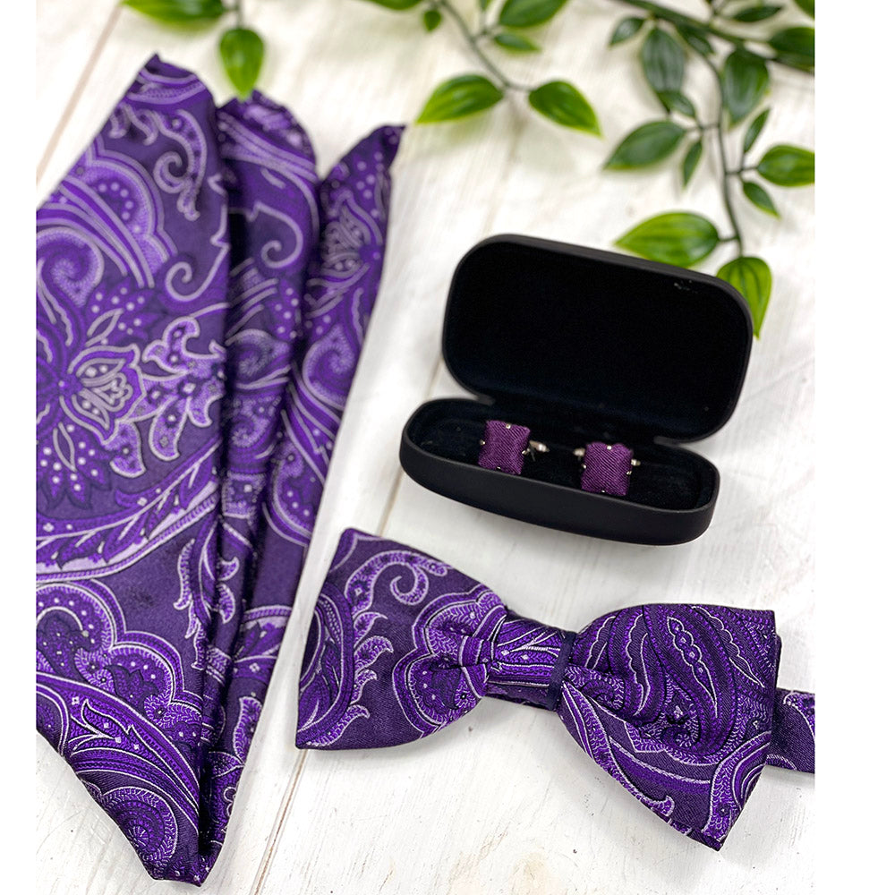 Violettes gemustertes Schleifenband⎪Giorgio Redaelli