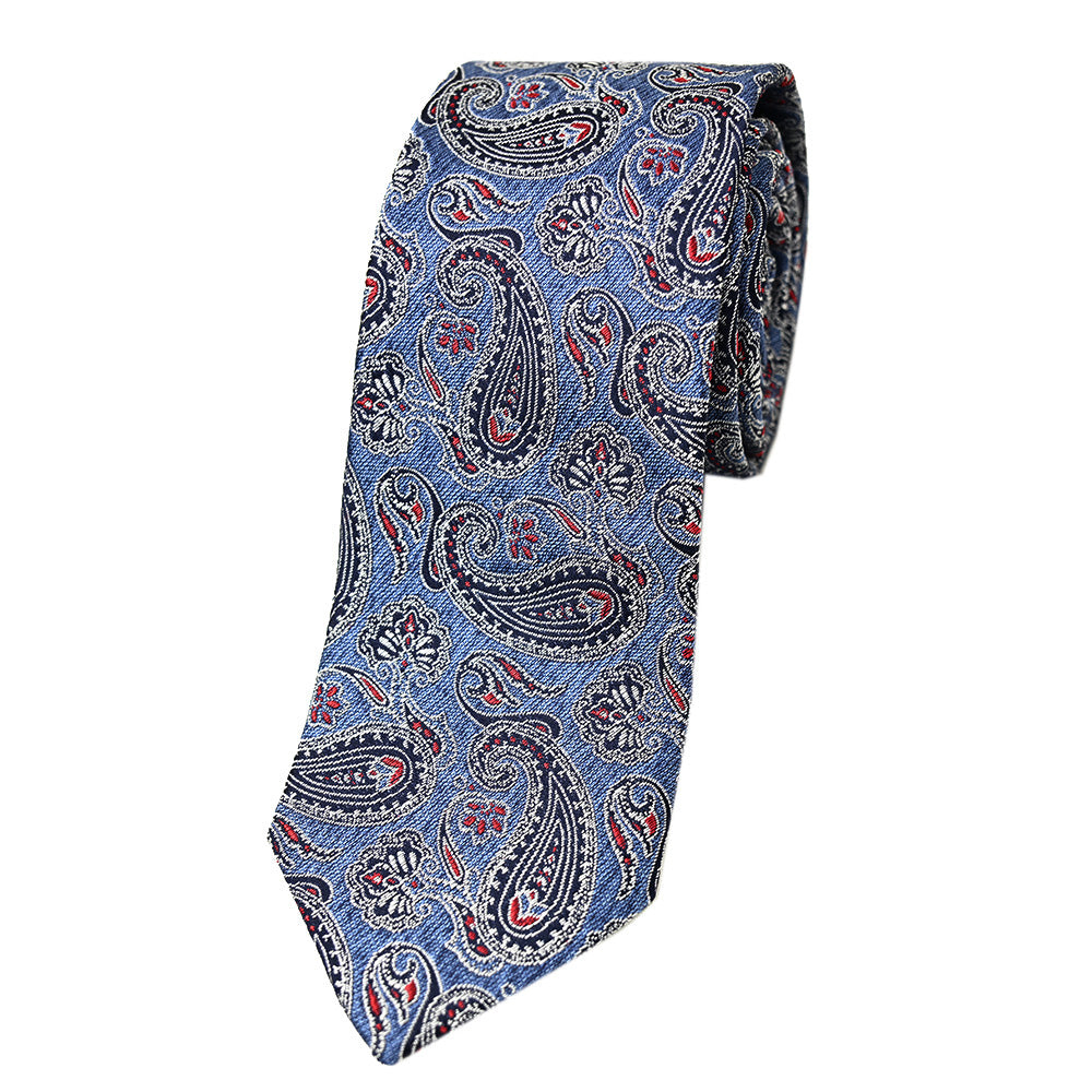Sininen paisley solmio⎪ Giorgio Redaelli
