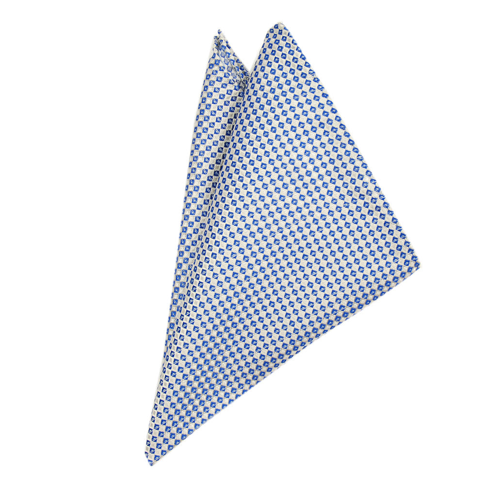 Silberblaues Einstecktuch⎪ Giorgio Redaelli