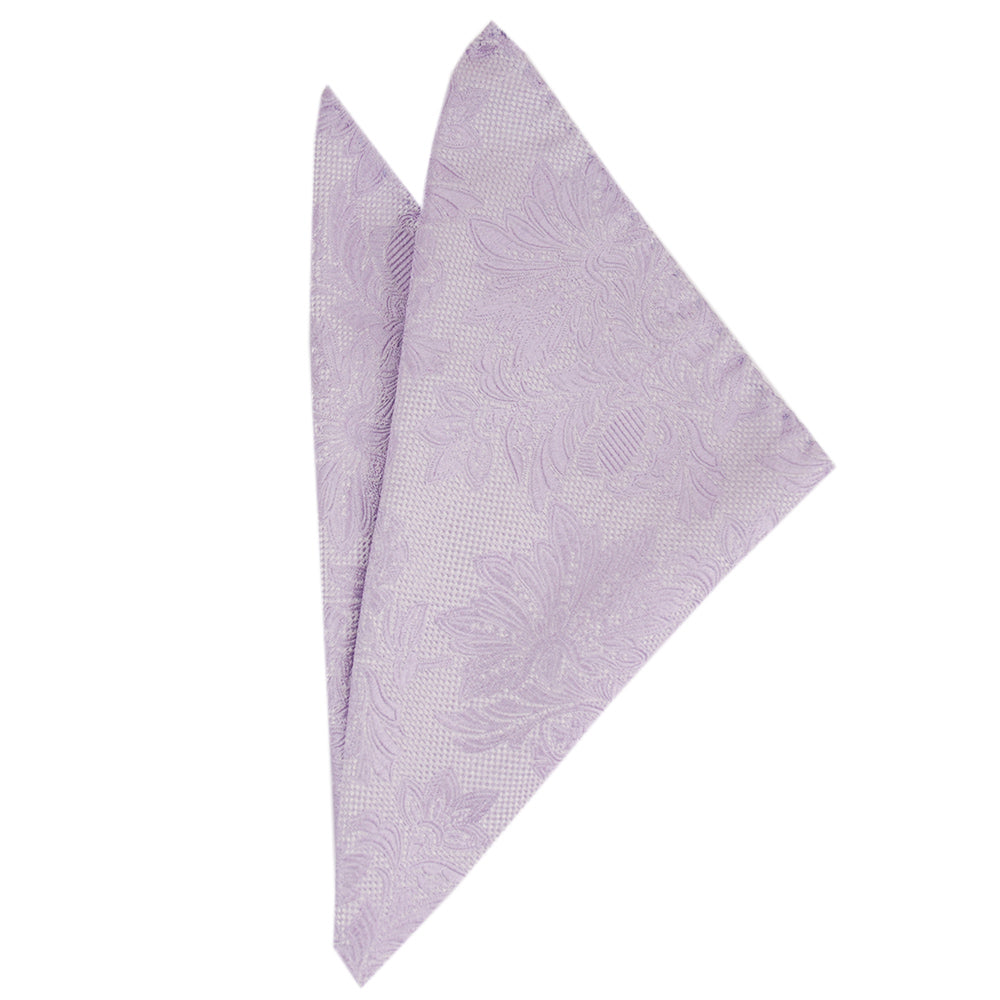 Light purple patterned pocket square⎪ Giorgio Redaelli