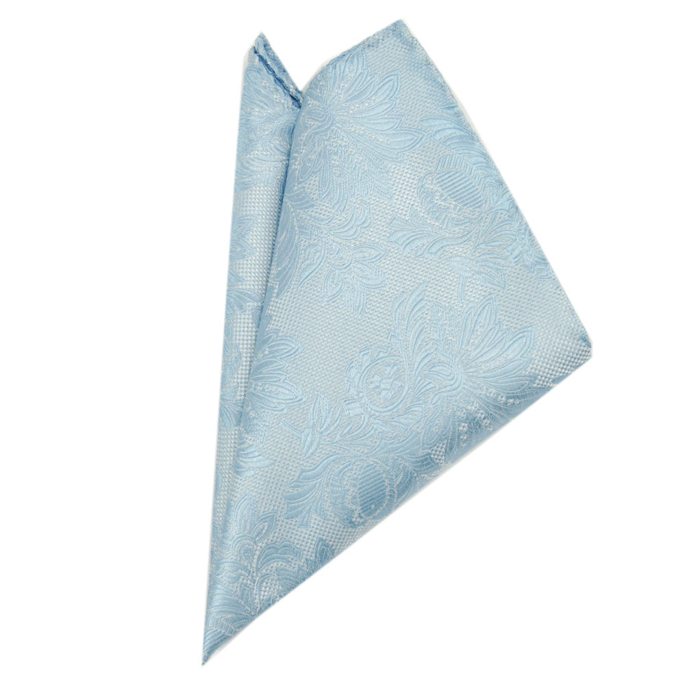 Festliches blaues/goldenes gemustertes Einstecktuch⎪ Giorgio Redaelli