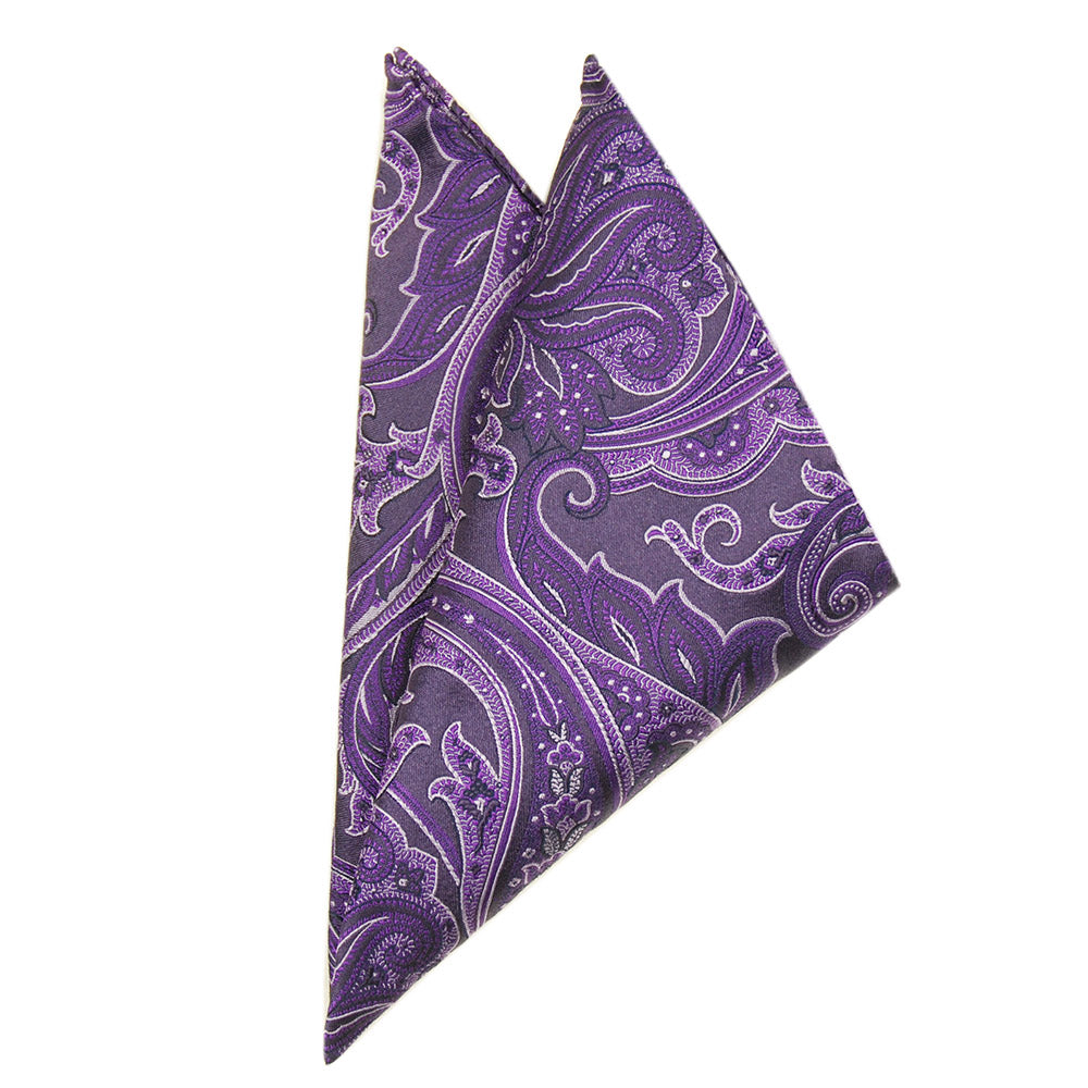 Violetti kuviollinen taskuliina ⎪ Giorgio Redaelli