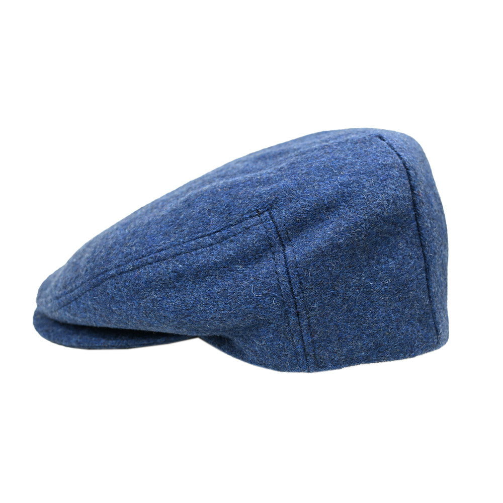 Sininen flat cap ⎪ Piemonte Wool ⎪ Hologramme