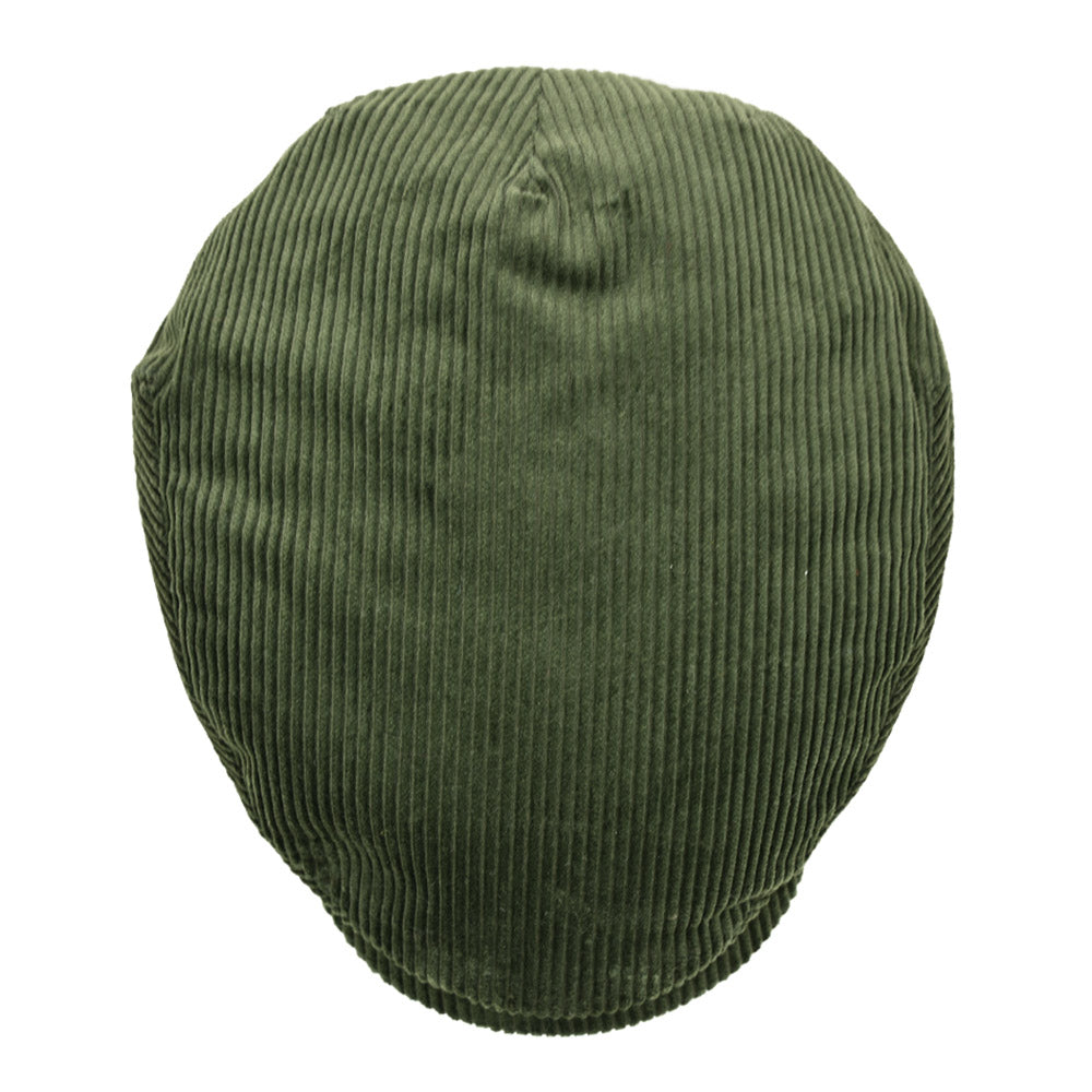 Olivgrön sammet flat cap ⎪ Piemonte ⎪ Hologramme