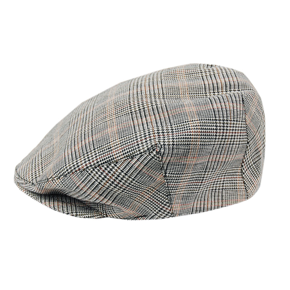 Musta ruudullinen flat cap ⎪ Hologramme