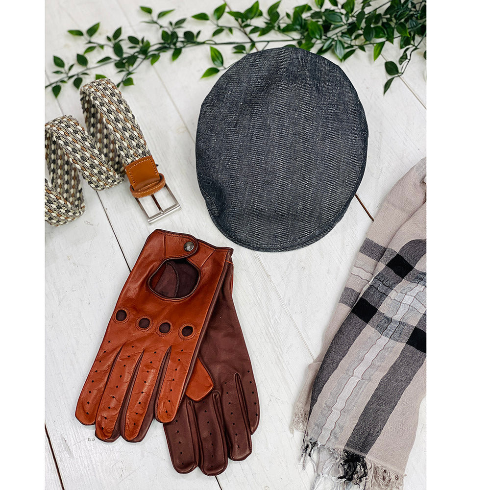 Dark grey flat cap⎪ Hologram