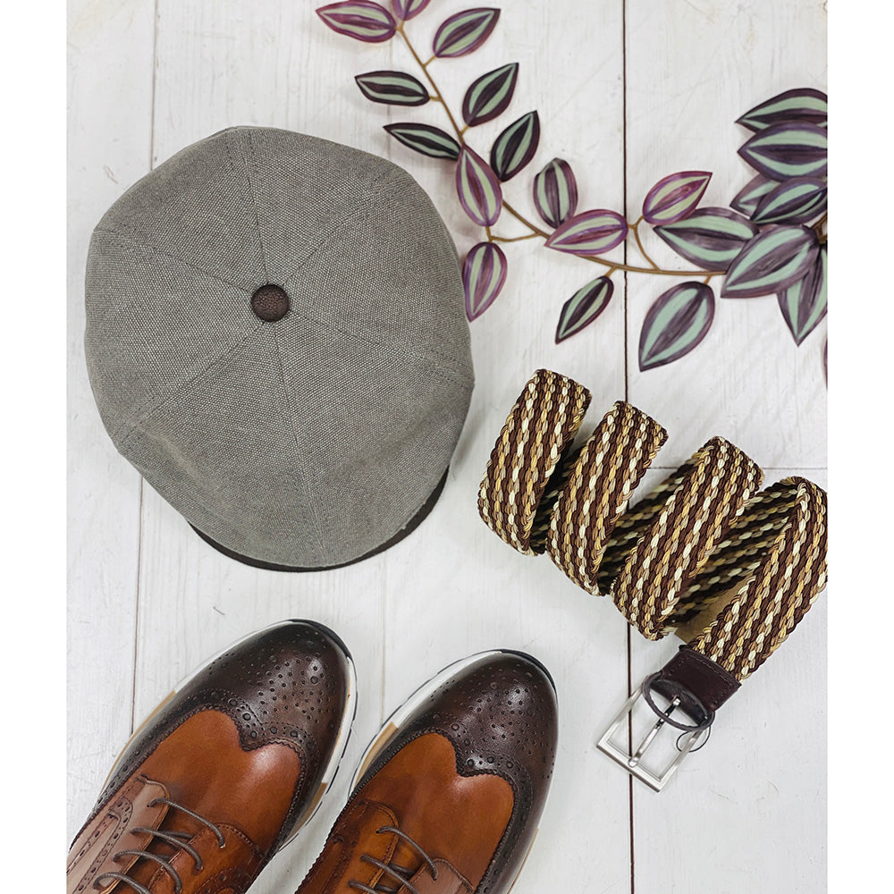 Grön rutig flat cap ⎪Gatsby ⎪ Hologramme