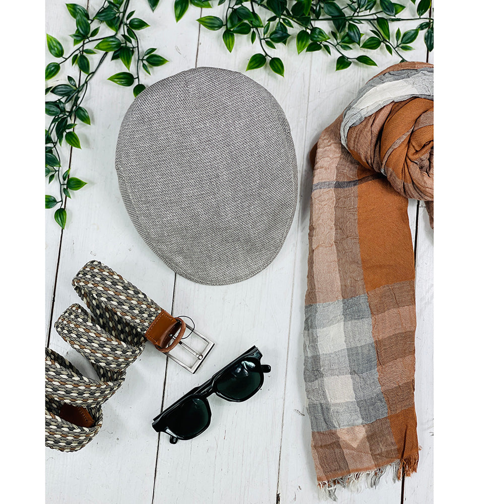 Hellbraune Flat Cap ⎪Torbole ⎪ Hologramme