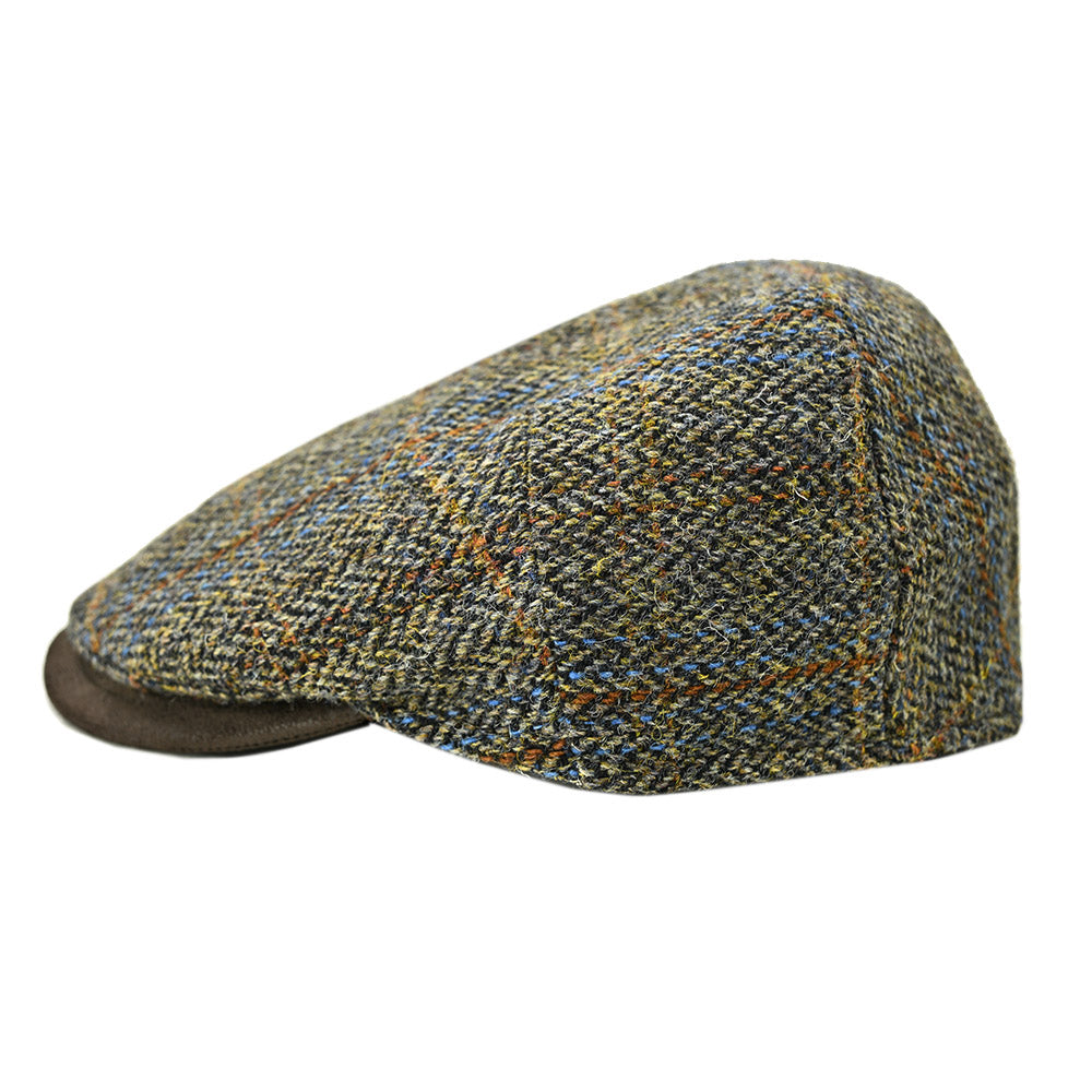 Vaaleanruskea ruudullinen flat cap ⎪ Harris Tweed ⎪ Hologramme