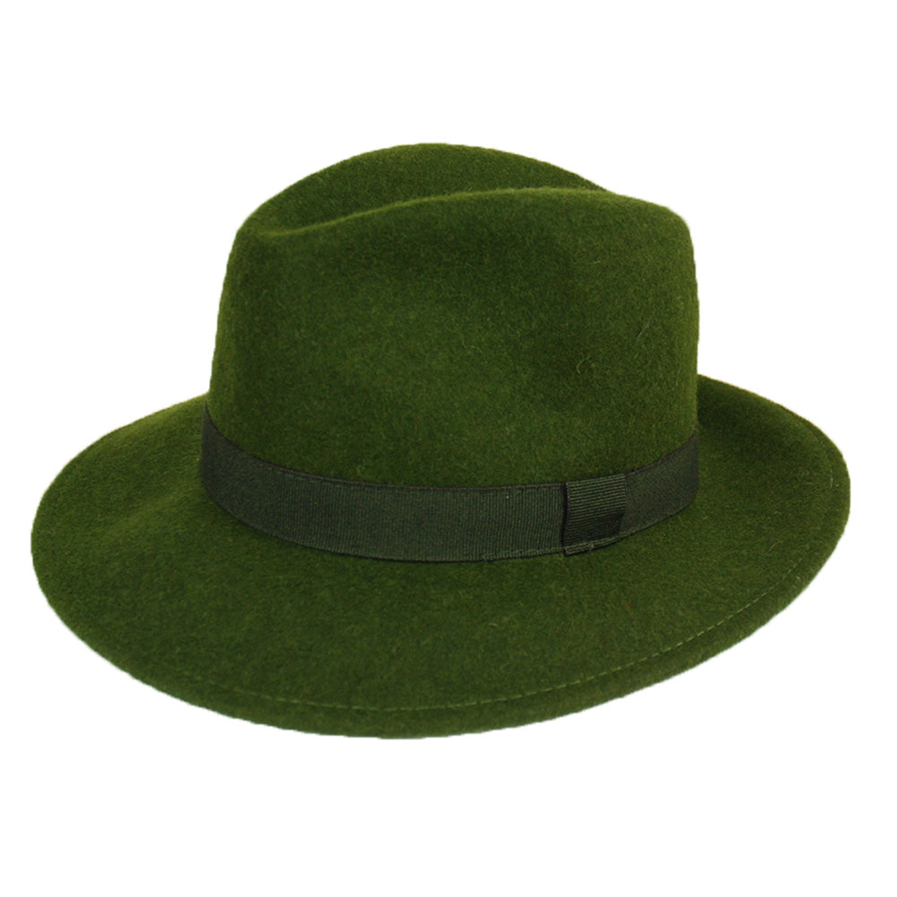 Green fedora ⎪ Men's hats ⎪ Saarnin boutique