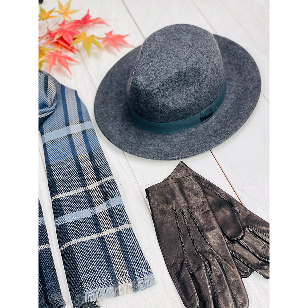 Grå fedora hatt⎪ Hologramme