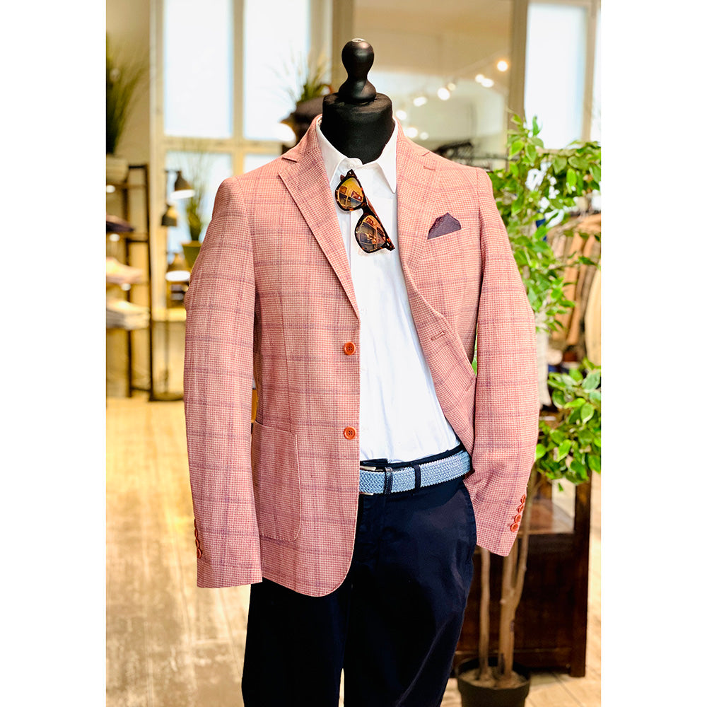 Rosa karierter Blazer ⎪ Roland ⎪ Nous