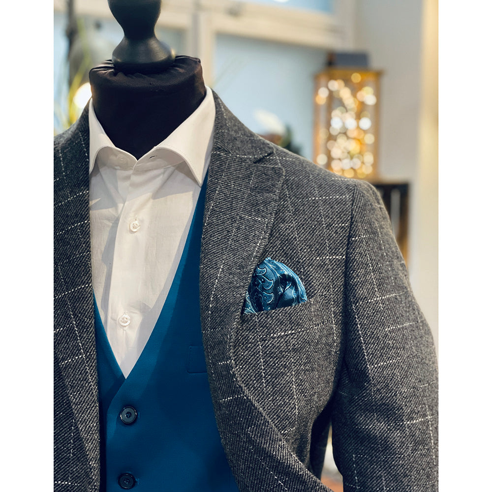 Harmaa ruudullinen bleiseri ⎪ Nottingham ⎪ Nous