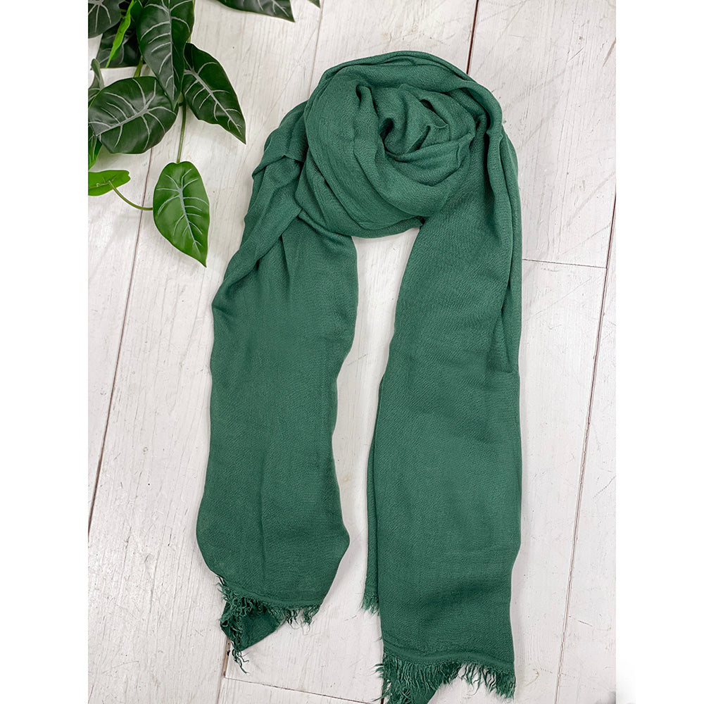 Forest green scarf⎪ Bojua