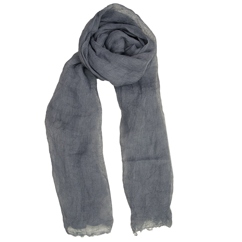 Yellow linen scarf ⎪ Bojua