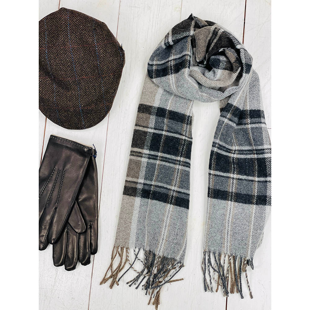 Gray scarf polka dot⎪Bojua