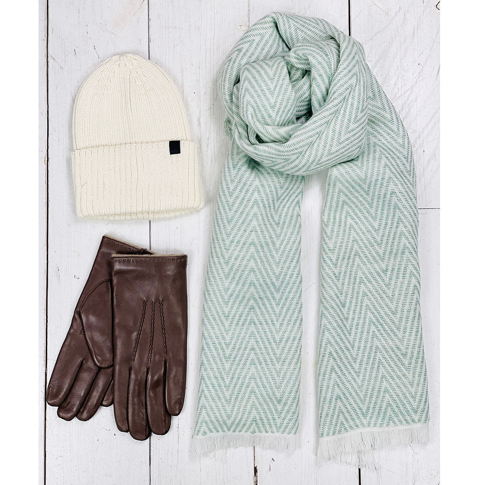 Vihreä kuviollinen kaulahuivi⎪Bojua