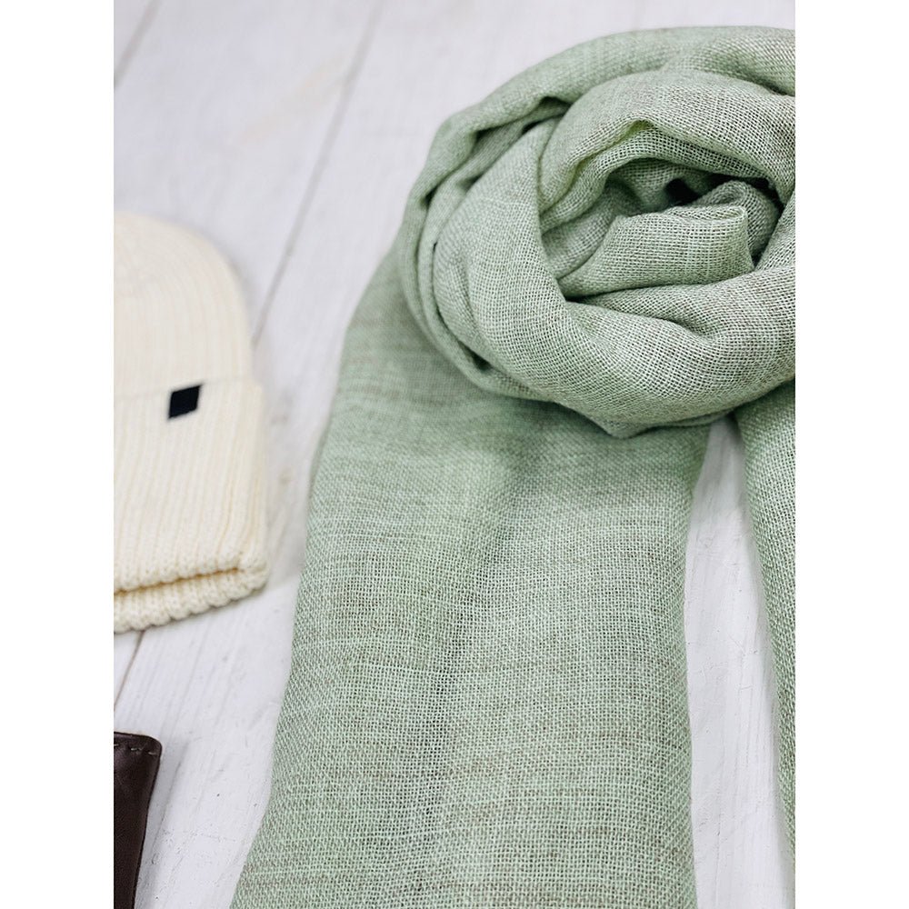 Vaaleanvihreä kaulahuivi⎪ Bojua