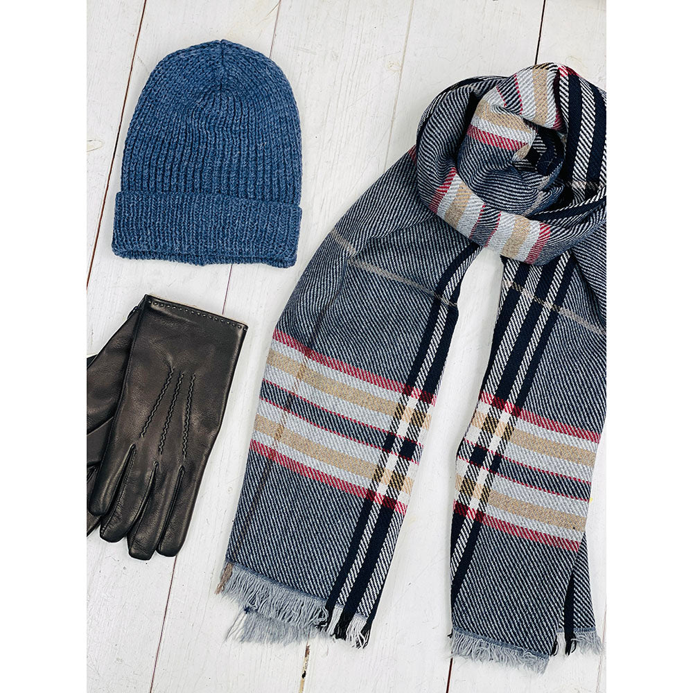 Gray scarf polka dot⎪Bojua