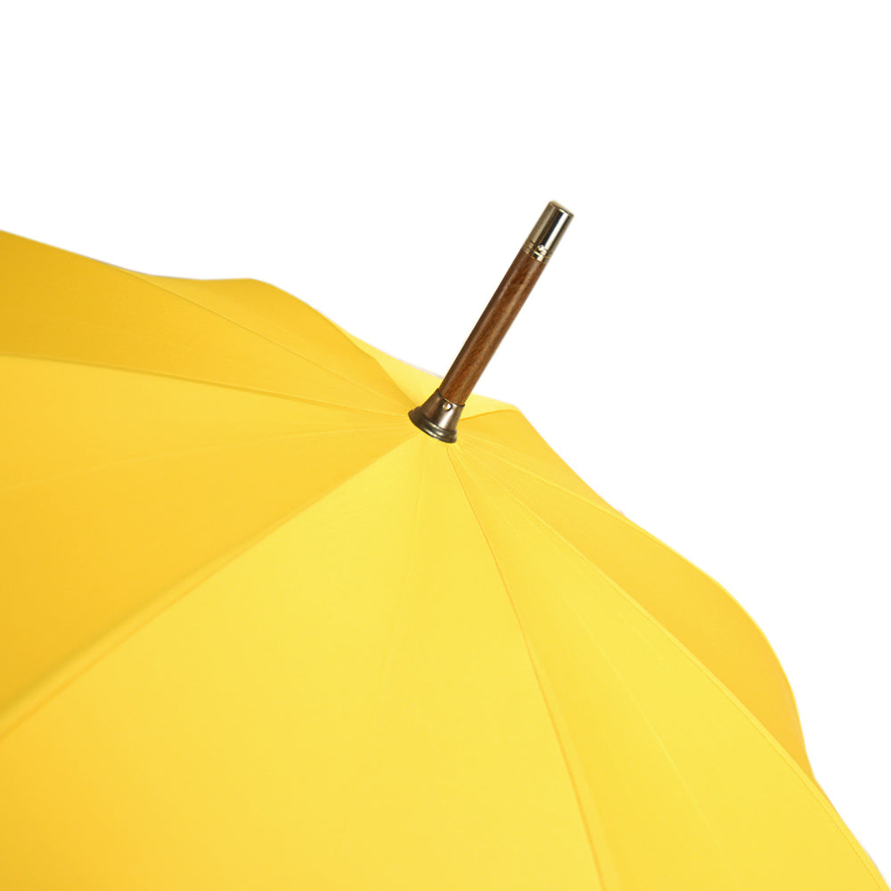 Keltainen paraply med träskaft⎪ Ince Umbrellas