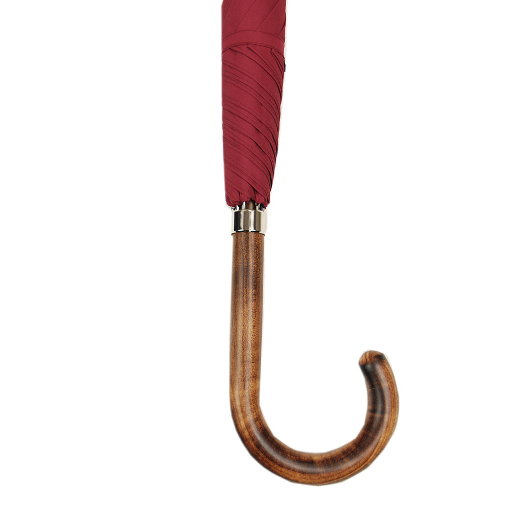 Viininpunainen sateenvarjo puuvarrella⎪ Ince Umbrellas