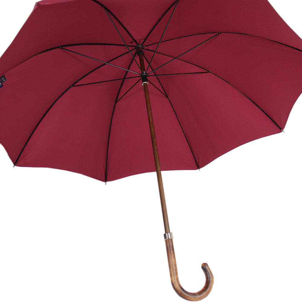 Viininpunainen sateenvarjo puuvarrella⎪ Ince Umbrellas