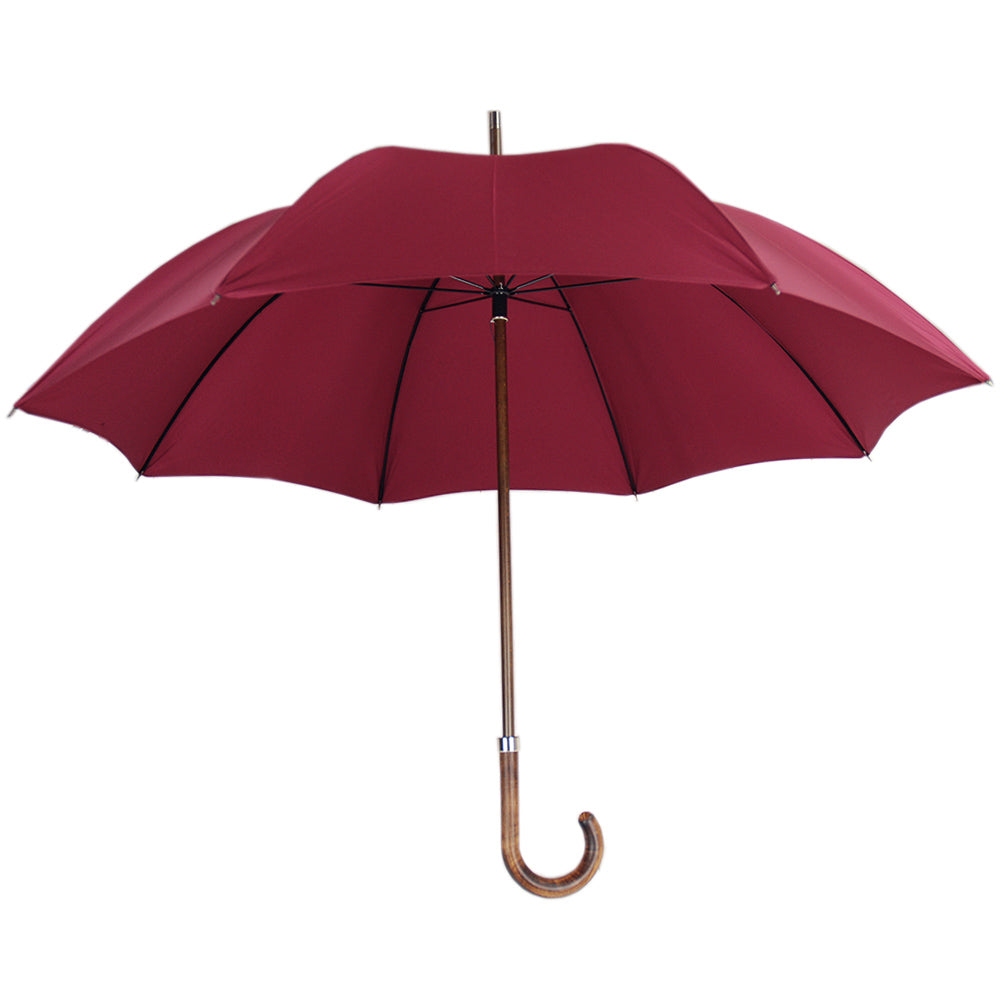 Viininpunainen sateenvarjo puuvarrella⎪ Ince Umbrellas