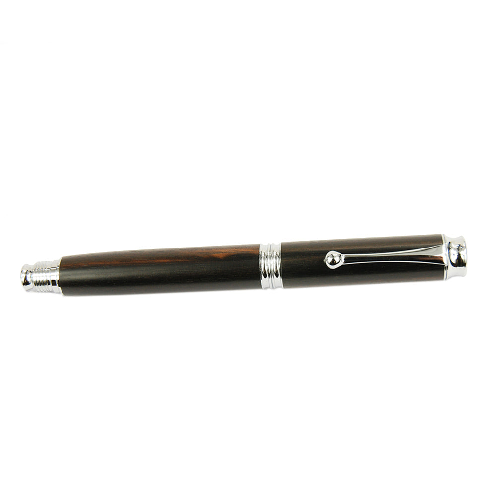 Puinen mustetäytekynä ⎪ Macasser Ebony ⎪ James Gilbert