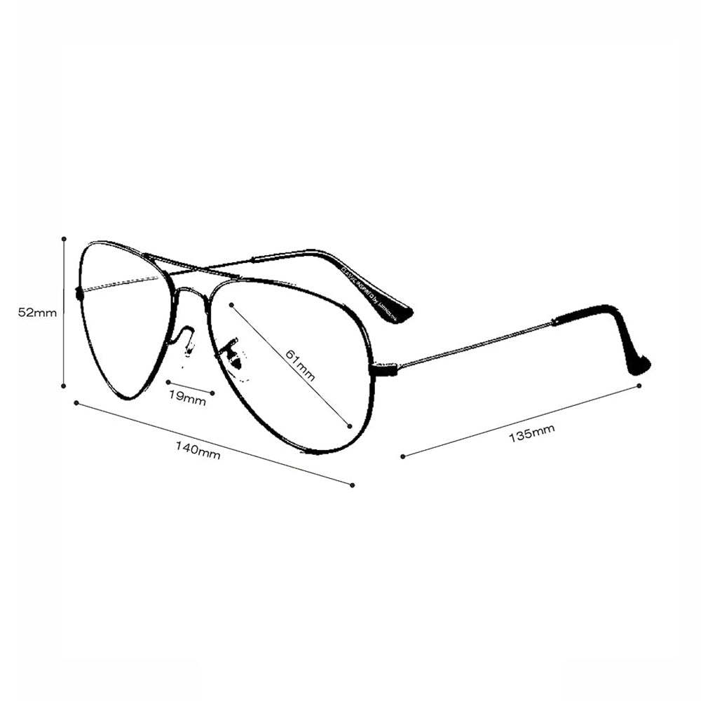 Black pilot sunglasses with yellow lens ⎪ Classic Inspired ⎪ JohNocera