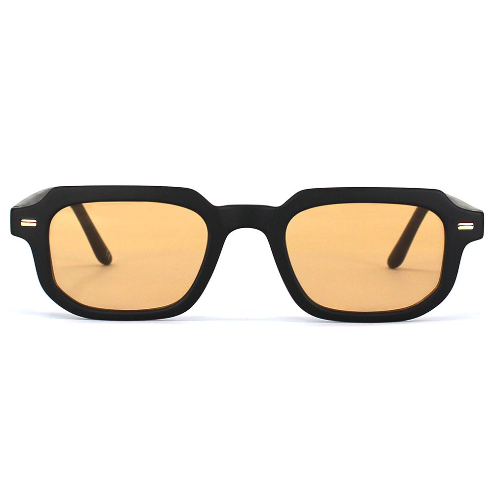 Matte black sunglasses⎪ Paleto Orange⎪ JohNocera