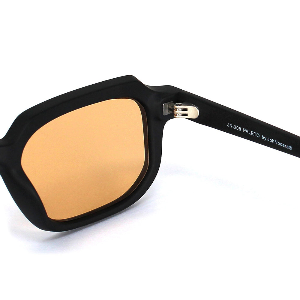 Matte black sunglasses⎪ Paleto Orange⎪ JohNocera