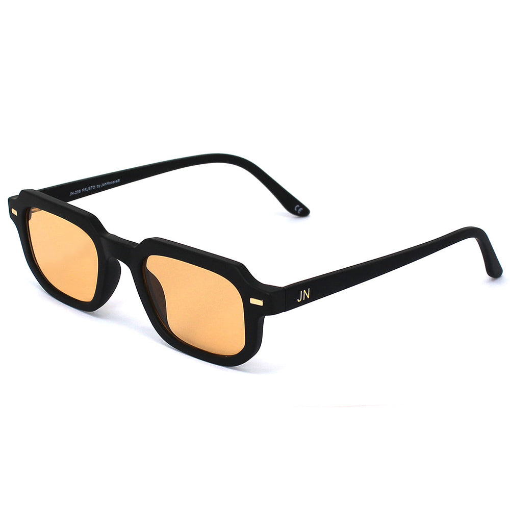 Matte black sunglasses⎪ Paleto Orange⎪ JohNocera