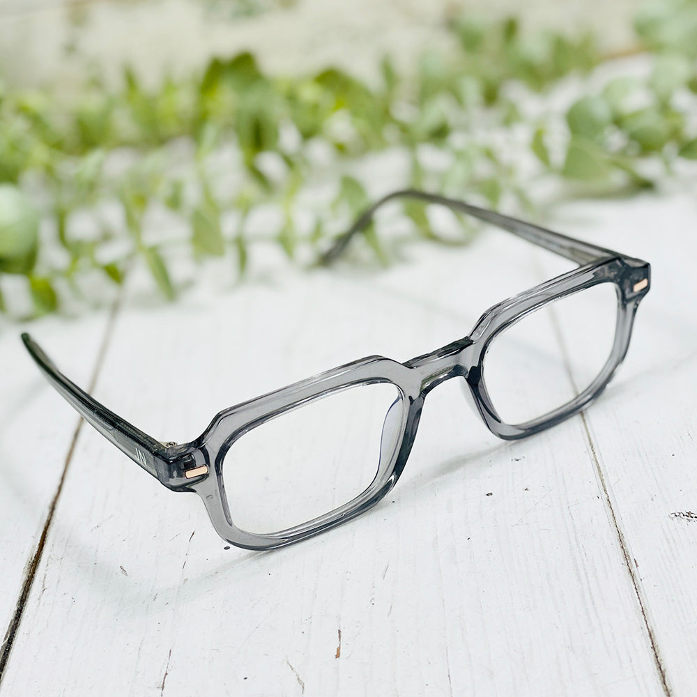 Gray translucent blue light glasses⎪ Paleto Blue Control⎪ JohNocera