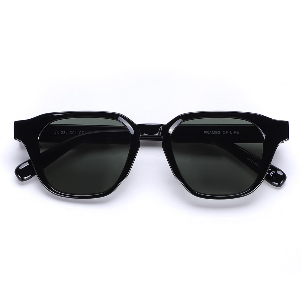 Black sunglasses ⎪ Crucial Dark Green ⎪ JohNocera