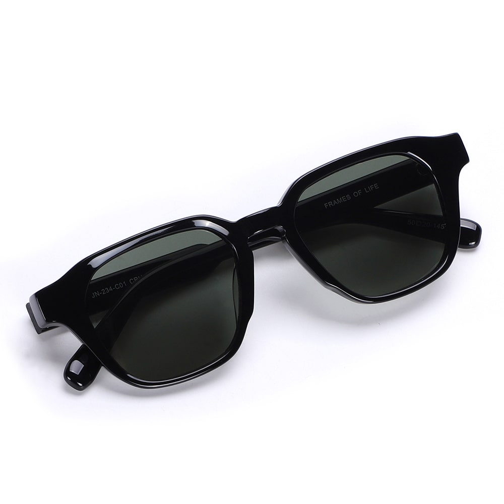 Black sunglasses ⎪ Crucial Dark Green ⎪ JohNocera