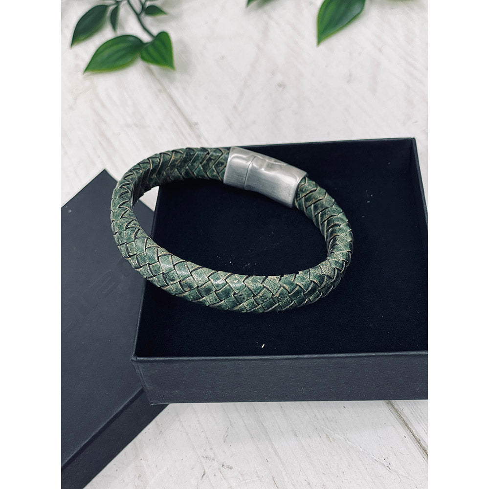 Brown leather bracelet ⎪ Malang ⎪ By Julian